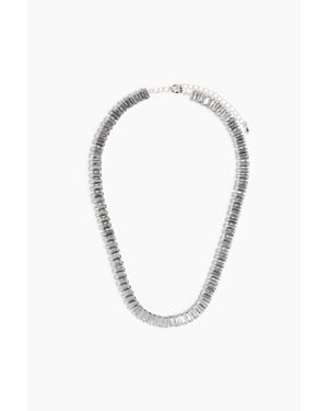 H&M Collier À Strass - Bleu