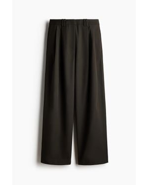 H&M Pantalon Chic À Jambes Larges - Noir