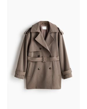 H&M Trench-Coat Court - Marron