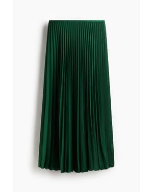 H&M Jupe Plissée - Vert