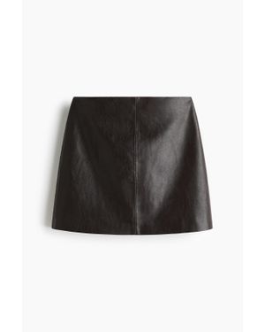 H&M Jupe Taille Haute - Noir