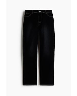 H&M Jean En Denim Floqué - Noir