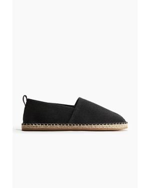 H&M Espadrilles En Toile - Noir