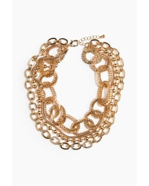H&M Collier Multirangs - Métallisé