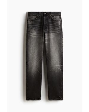H&M Relaxed Jeans - Noir