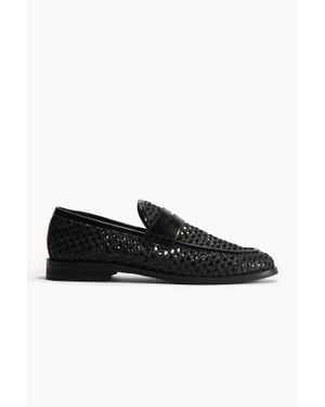 H&M Loafers façon mesh - Noir