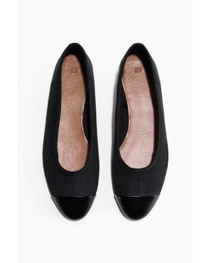 H&M Ballerines En Velours - Noir