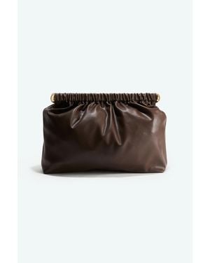 H&M Pochette En Tissu Enduit - Noir