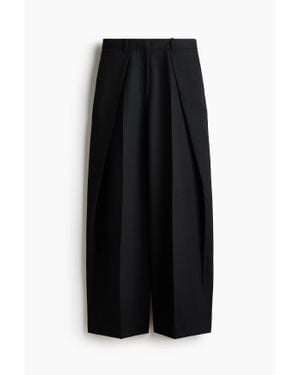 H&M Pantalon Chic Avec Détails Croisés - Noir