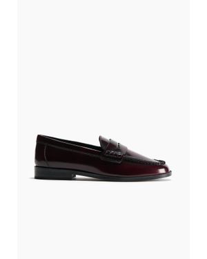 H&M Loafers En Cuir - Noir