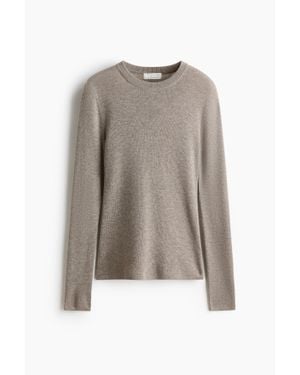 H&M Top En Maille Fine De Cachemire Mélangé - Multicolore