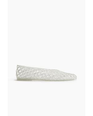 H&M Ballerines en résille de plastique - Blanc