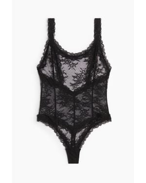 H&M Body String En Dentelle - Noir