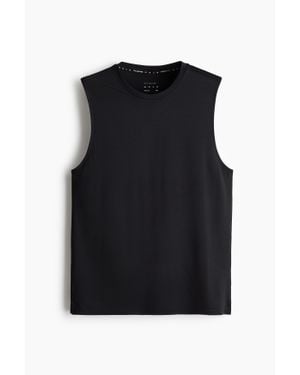 H&M Débardeur De Sport Regular Fit Drymove - Noir