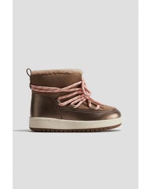 H&M Bottines De Neige Chaudement Doublées - Marron