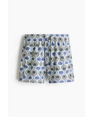 H&M Short de bain à motif - Bleu