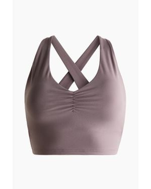 H&M Soutien-Gorge De Sport Medium Support Softmove - Violet