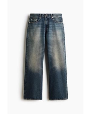 H&M Relaxed Bootcut Jeans - Bleu