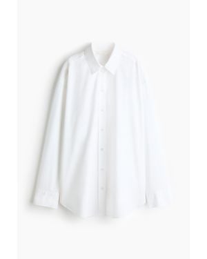 H&M Chemise Oversize - Blanc
