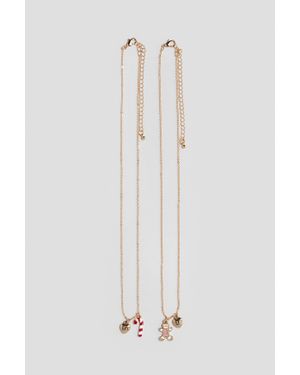 H&M Lot De 2 Colliers De L'Amitié - Blanc