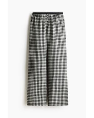H&M Pantalon De Pyjama En Flanelle - Gris