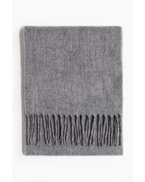 H&M Écharpe Tissée - Gris