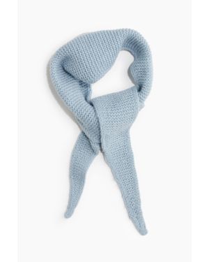 H&M Écharpe Au Point Mousse - Bleu