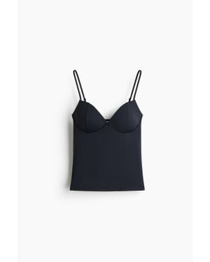H&M Top Bustier - Bleu