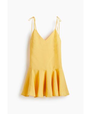 H&M Robe avec jupe évasée - Jaune