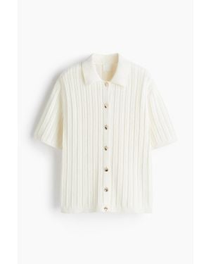 H&M Gilet façon crochet - Blanc
