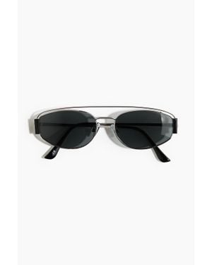 H&M Lunettes De Soleil Ovales Polarisées - Noir