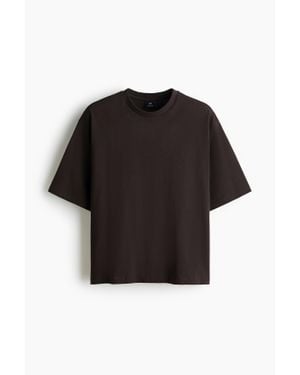 H&M T-Shirt Oversized Fit - Noir