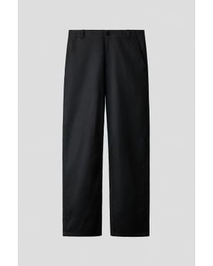 H&M Pantalon Chic Slim Fit En Twill - Noir