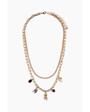 H&M Collier à deux rangs - Métallisé