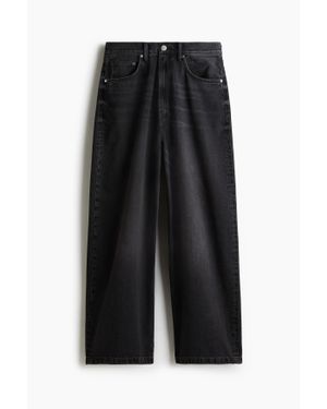 H&M Super Baggy Jeans - Noir