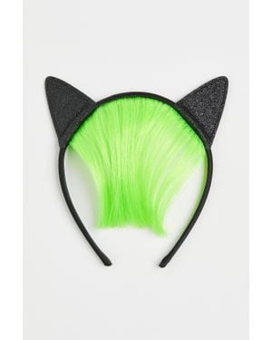 H&M Serre-Tête Avec Frange Et Oreilles - Vert