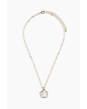 H&M Collier avec pendentif fleur - Blanc