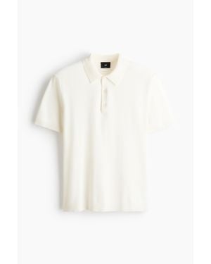 H&M Polo Regular Fit - Blanc