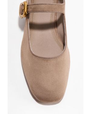 H&M Ballerines Mary Jane - Neutre