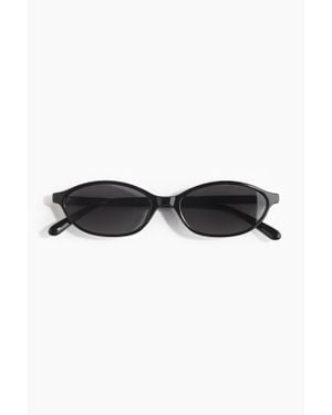 H&M Lunettes de soleil ovales - Noir