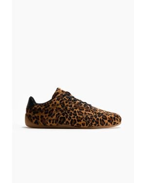 H&M Sneakers En Cuir - Marron