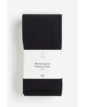 H&M Mama Collant En Polaire - Noir
