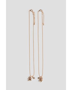 H&M Lot De 2 Colliers De L'Amitié - Blanc
