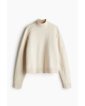 H&M Pull À Col Cheminée - Neutre