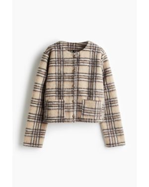 H&M Gilet Loose Fit - Blanc