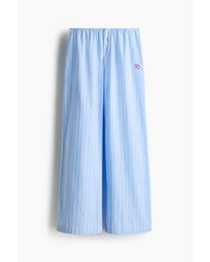 H&M Pantalon De Pyjama En Flanelle - Bleu
