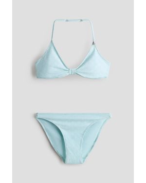 H&M Maillot De Bain Deux Pièces Avec Charm - Bleu