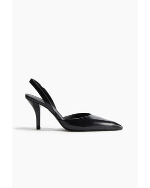 H&M Chaussures À Talon Avec Bout Pointu - Noir