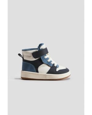 H&M Sneakers À Ouverture Devant - Bleu