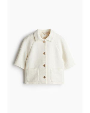 H&M Veste À Manches Courtes - Blanc